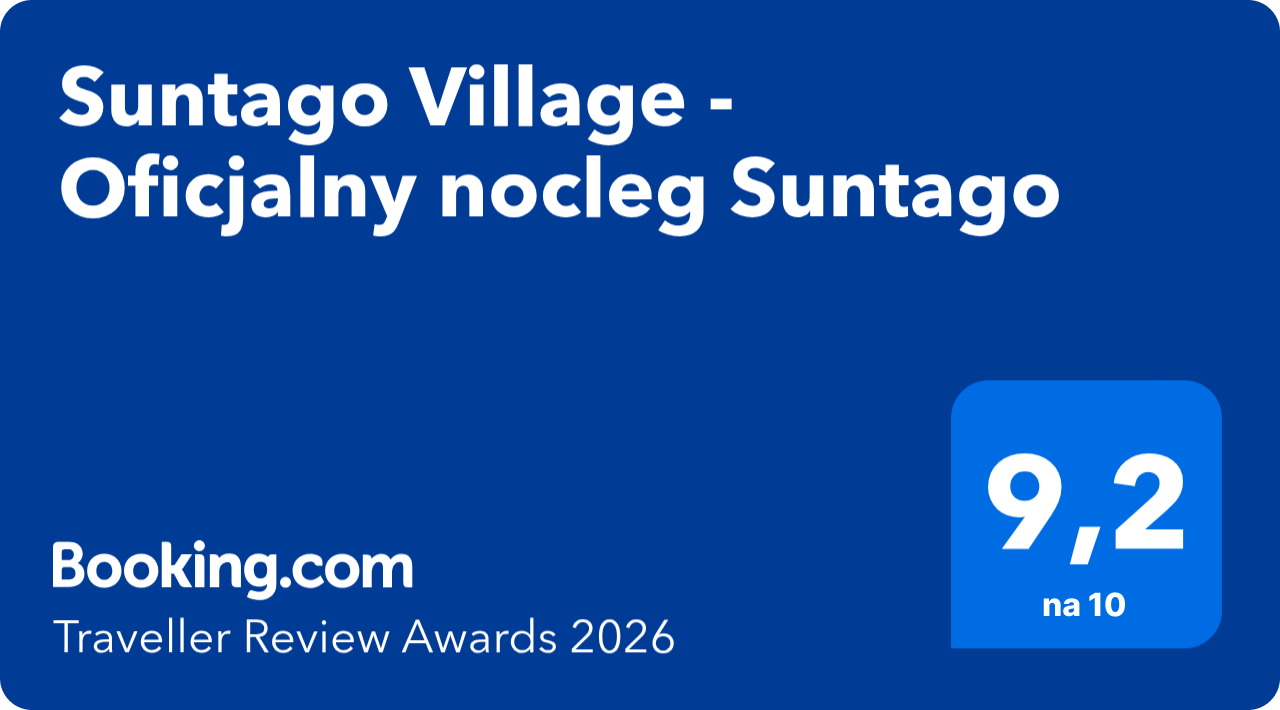 Traveller Review Awards 2026' od Booking.com dla Suntago Village - wynik 9.2/10