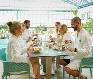 Meal in a restaurant